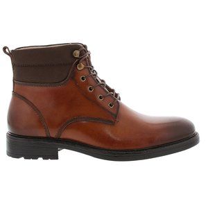 Zanzara Jack Padded Collar Lace Up Boot Whiskey Brown Size 10.5